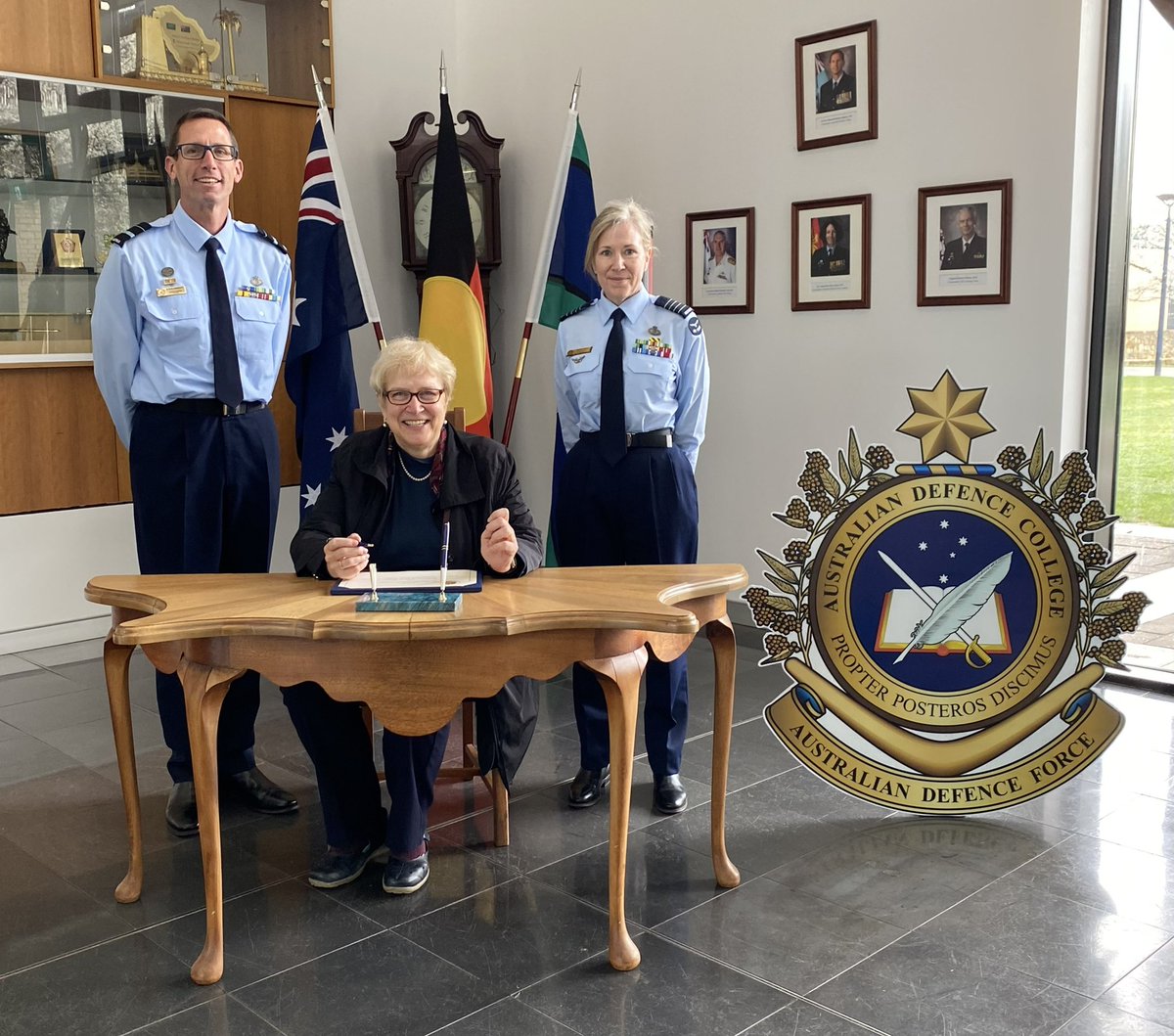 ADC_Australia's tweet image. Delighted to welcome @BeatriceHeuser as the Jeffrey Grey Distinguished Visiting Chair of Military Studies. Thank you for your valuable insights on strategy, policy and international security | #ForTheFutureWeLearn