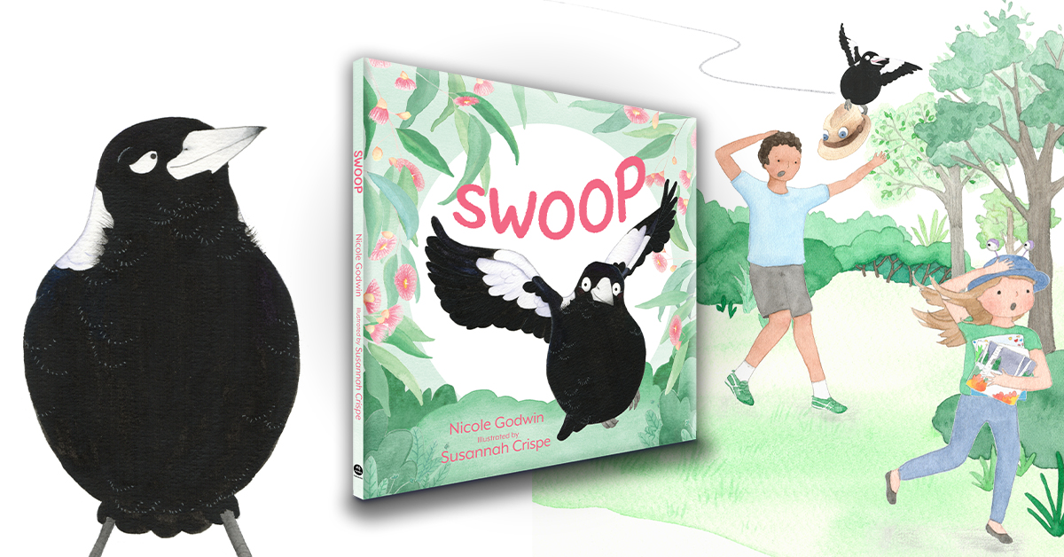 CSIRO Publishing (@csiropublishing) on Twitter photo Just Published:
Swoop is a story about a charming, cheeky magpie with one very important job: KEEP THE EGGS SAFE.
Written by <a href="/NicGodwin/">Nicole Godwin</a> and with gorgeous illustrations by <a href="/SusannahCrispe/">Susannah Crispe</a>, this picture book is perfect for ages 5ā9 to learn about magpies.
publish.csiro.au/book/8054/ Just Published:
Swoop is a story about a charming, cheeky magpie with one very important job: KEEP THE EGGS SAFE.
Written by <a href="/NicGodwin/">Nicole Godwin</a> and with gorgeous illustrations by <a href="/SusannahCrispe/">Susannah Crispe</a>, this picture book is perfect for ages 5ā9 to learn about magpies.
publish.csiro.au/book/8054/