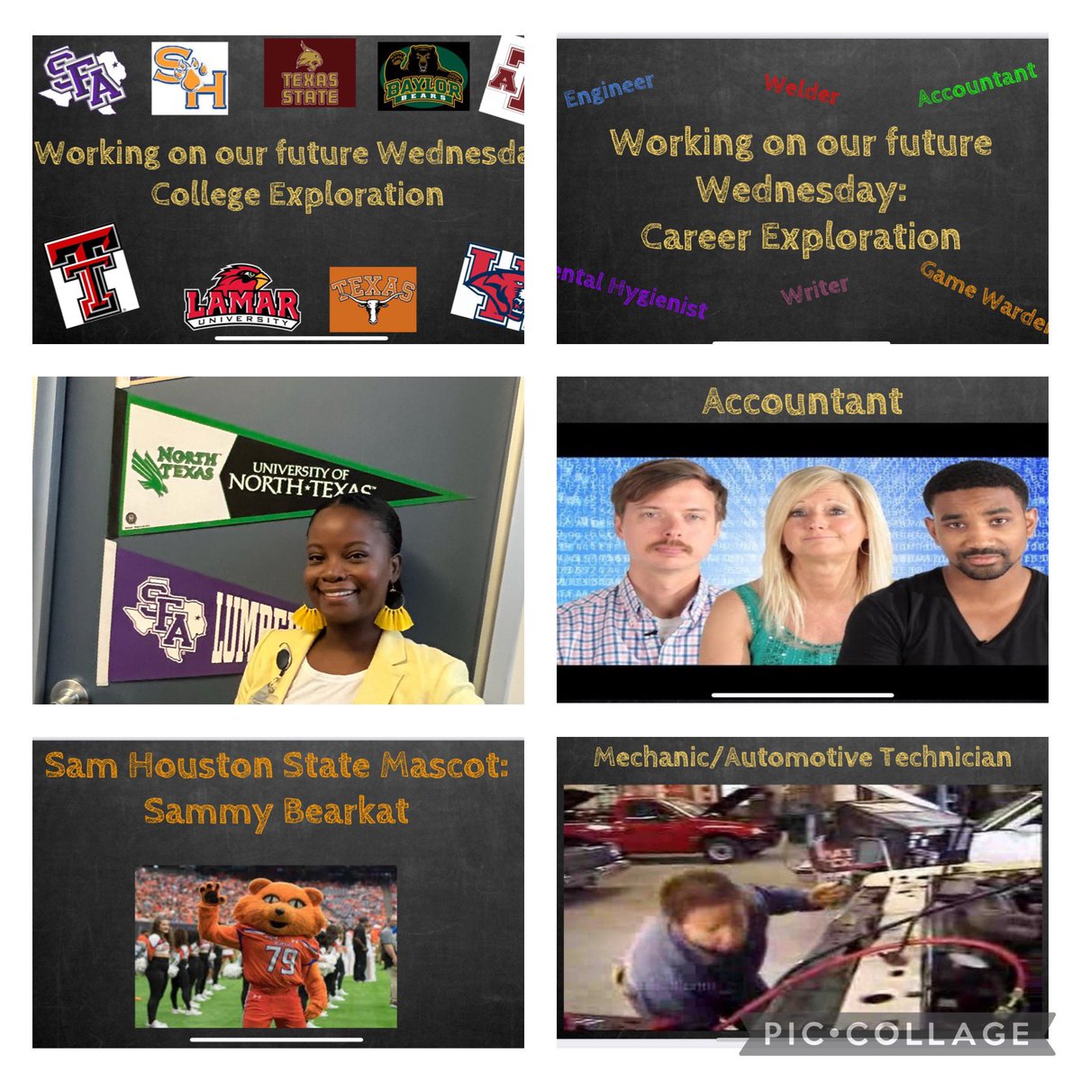 Shann_Gutierrez's tweet photo. It is “Working on our Future Wednesday” @TISDTIS! We loved hearing @SamoraDavis share her favorite memories of @SamHoustonState! #CCMR #ProgressMakesPerfect #TotallyTomball https://t.co/cE5xO3SoZv