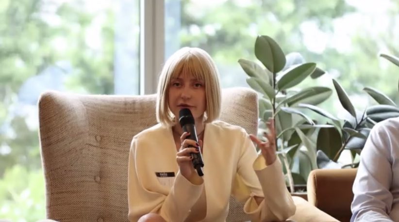 Alina Mehrle’s beauty is more than skin deep, though both her skin and her skincare initiative in #web3 are spectacular. 

Thank you <a href="/rachnyctalk/">previous handle of Rachel Wilkins</a> and <a href="/womenxmeta/">WxM | Podcast Now Live</a> for hosting this “Blockchain for Social Good” panel and engaging us all. 

#womeninweb3 #web3women #NFTCommunity