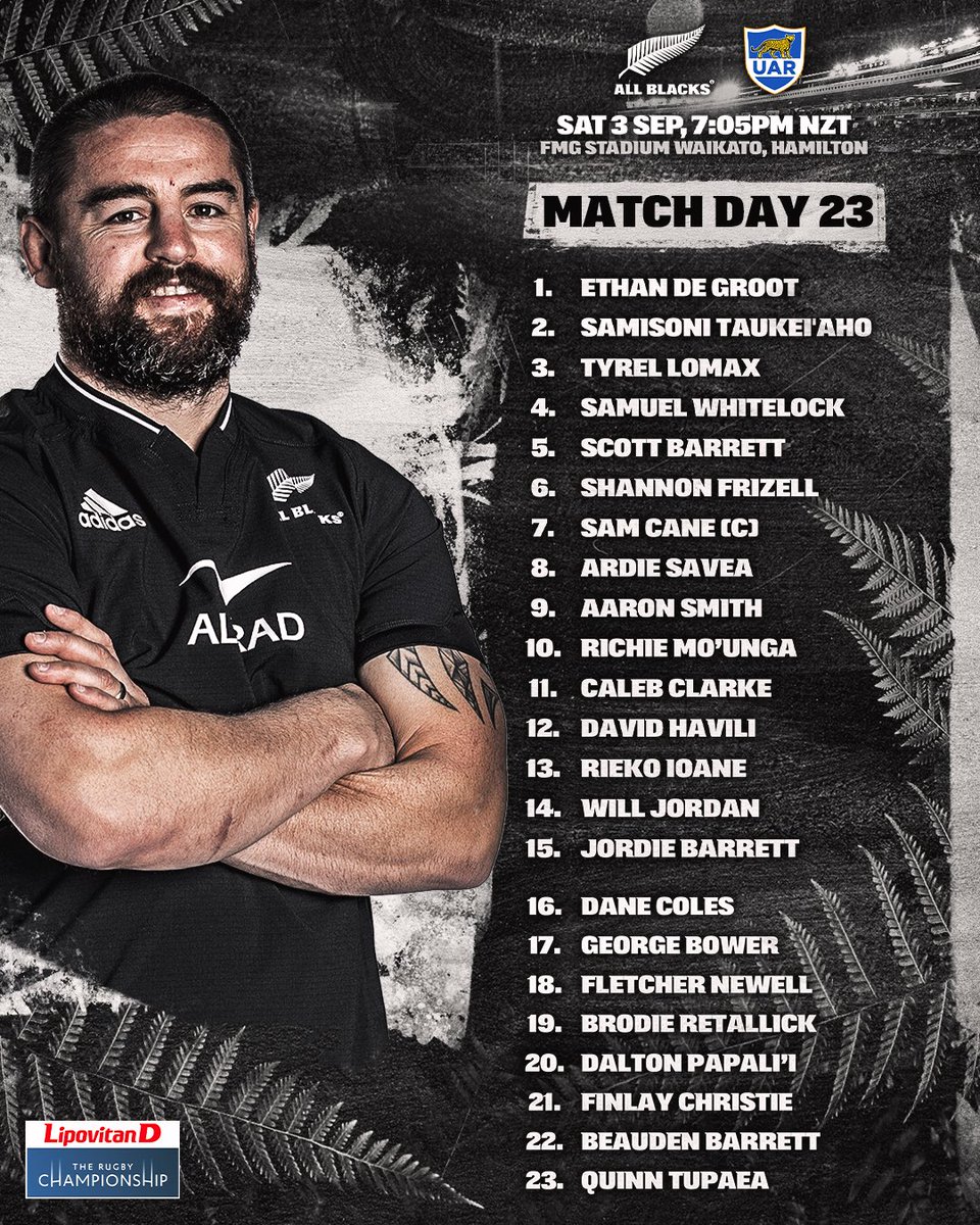 AllBlacks's tweet photo. 23 for the Tron 💪 https://t.co/M4XFV4uQrL