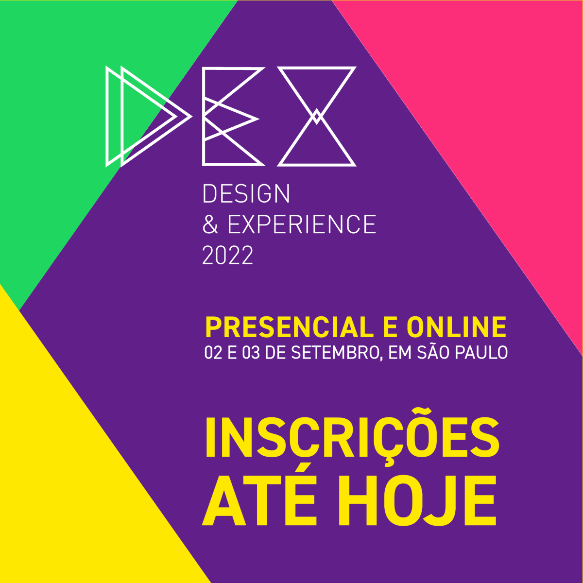eduagni's tweet photo. DEXCONF22: VENDA ENCERRA HOJE, 31/08

Galera, hoje as 23h59 encerram as inscrições para a #DEXCONF22, presencial e online. última oportunidade de fazer parte do maior acontecimento do ano na comunidade de UX. Corre que ainda dá tempo https://t.co/kQwgx1qOzt https://t.co/uFo6GkjOuL