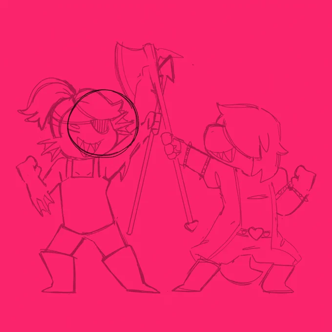 also not sure why i didnt finish this one either.... the poses r kinda weak and susie is too skinny but the axe is p cool. ive officially run out of wips from 2022 so now we're in 2021 baby!!!! 
