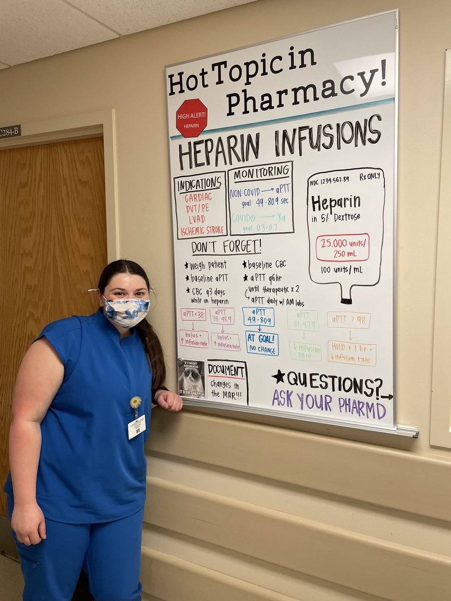beth_jaeger1's tweet photo. That’s a wrap on Rotation 4! Great job on the Heparin infusion refresher! https://t.co/1F4TsoG8sF