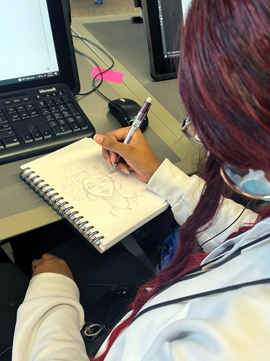 codeofdesign's tweet image. &quot;A character with one or more secrets adds mystery and intrigue to any genre.&quot; -- Linda S. Clare

A little character design in the graphic design studio today. #illustration #characterdesign #OneLISD #LISDCTE @TECCeast @lisdcte @LewisvilleISD