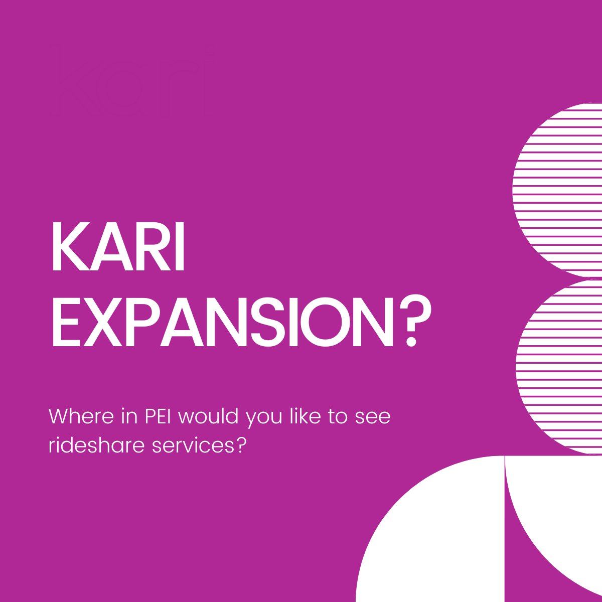 meetkari's tweet photo. We've been having an incredible summer here thanks to our incredible drivers and customers - but it begs the question, where else in PEI would you like to see ride-sharing?  🚘 🏃🏃 #expansion #pei #ridesharing #transportation https://t.co/mYy8MzFZrG