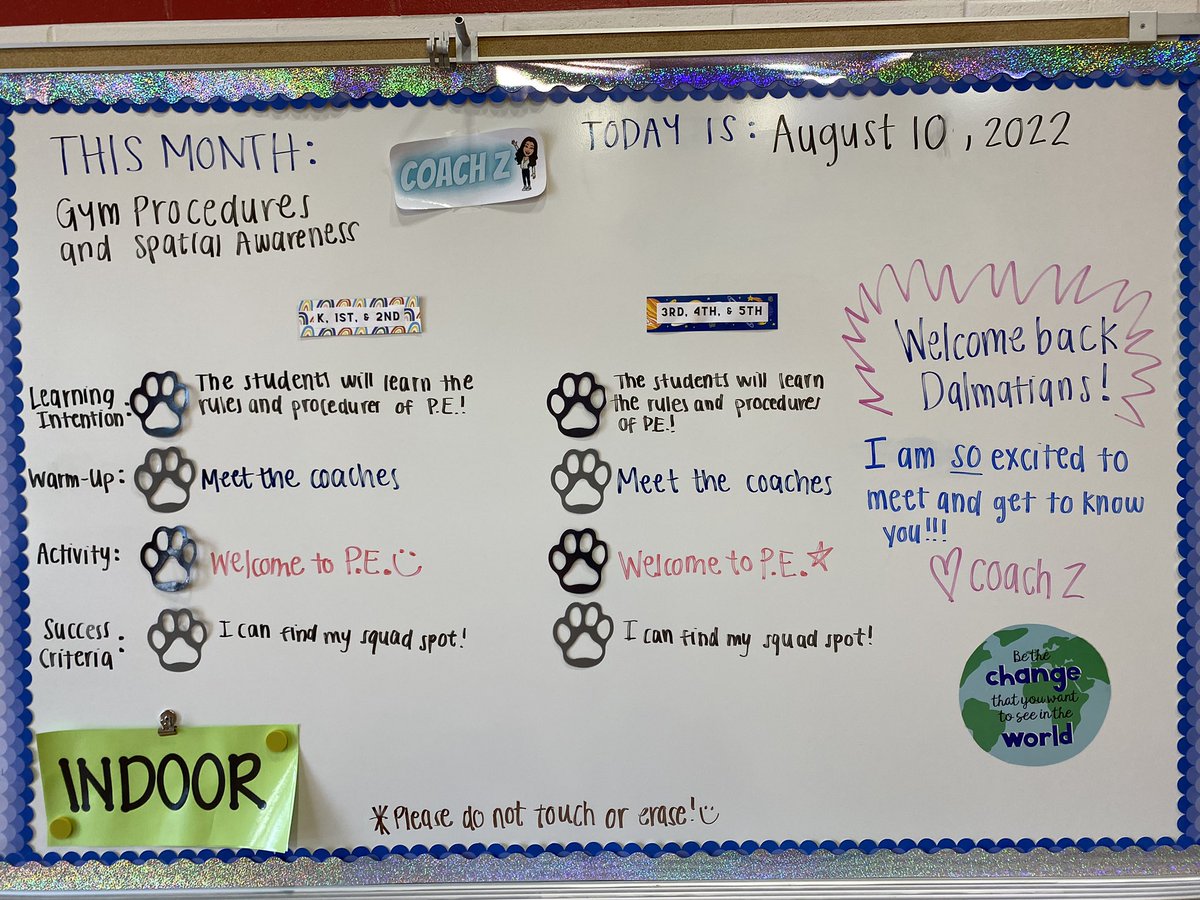 keirazarella's tweet image. Every 4 days my white board changes for the new rotation so I figured I can share them here!😊😊 #PhysEd #learningintention #successcriteria #FBISDPE
