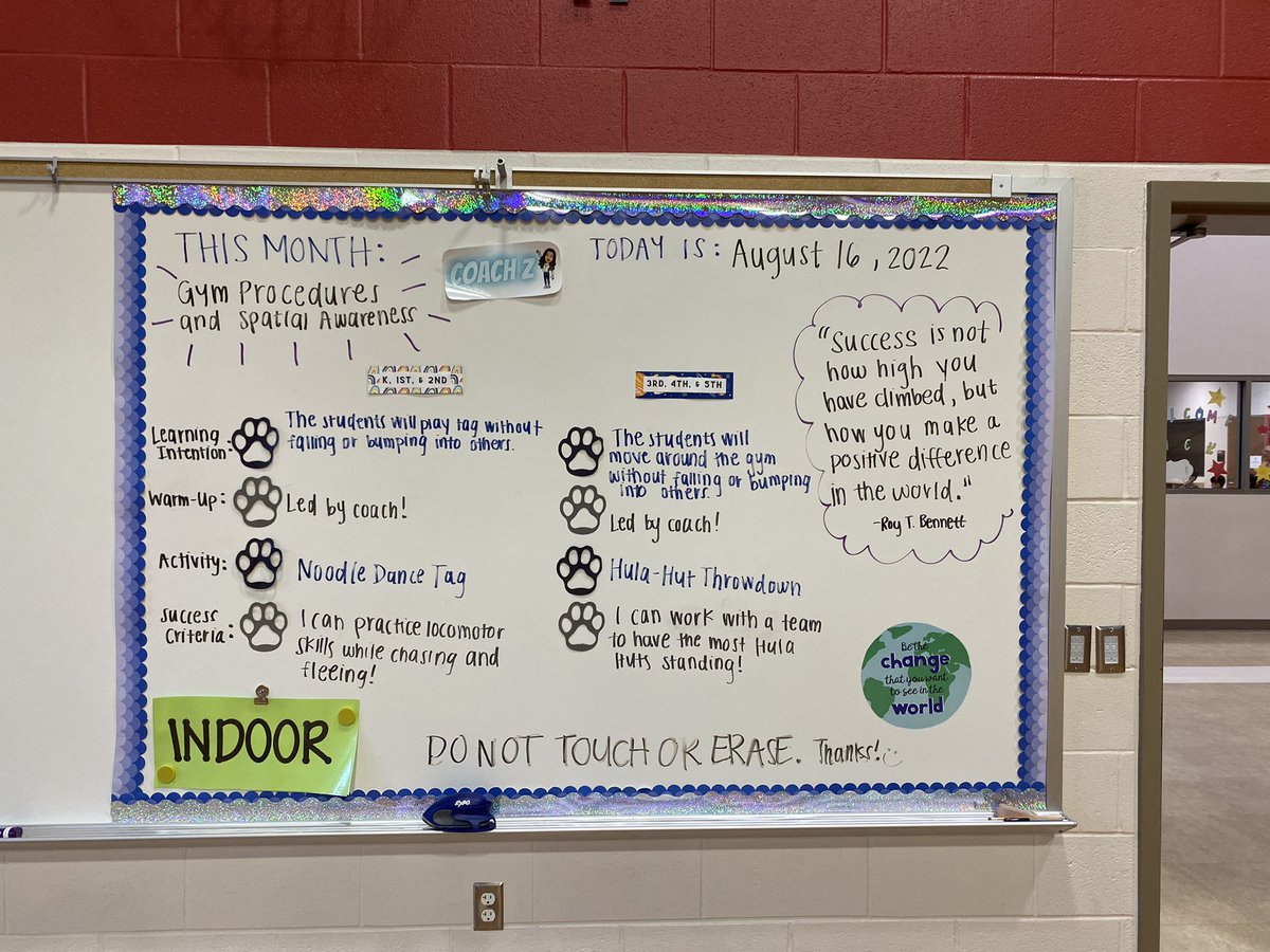 keirazarella's tweet image. Every 4 days my white board changes for the new rotation so I figured I can share them here!😊😊 #PhysEd #learningintention #successcriteria #FBISDPE