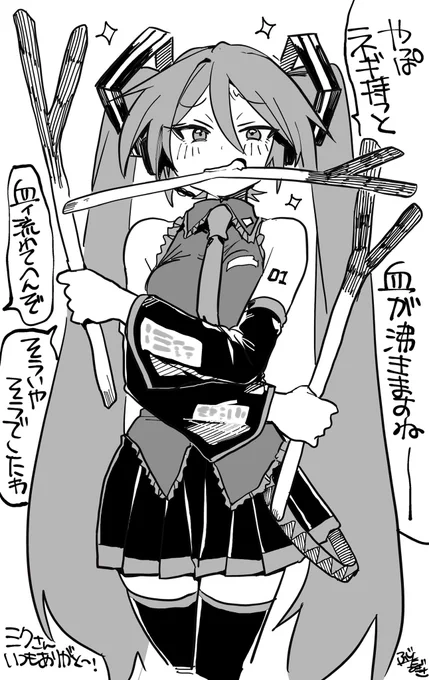 ミクさん!!!!いつもありがとう!!!!お誕生日おめでとうございました!!! 