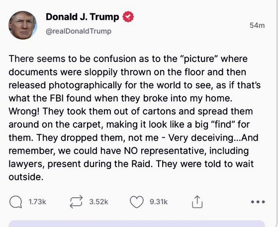 NadsCarta's tweet photo. Is this the Stupidest man to ever Occupy the Whitehouse?

He just admitted to his Crimes 😂😂😂
#TrumpIsGoingToJail https://t.co/zhPhU1IkI8