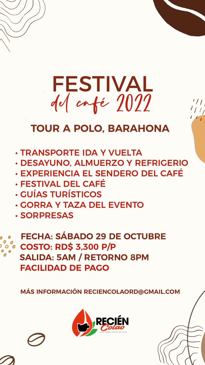 Nash_Sanz's tweet photo. Tengo que llenar ese autobús para irnos a Barahona, al Festicafé 2022.
¿Me regalas un RT? #cafe #coffeelovers #cafedominicano https://t.co/t1BgtoMwjT