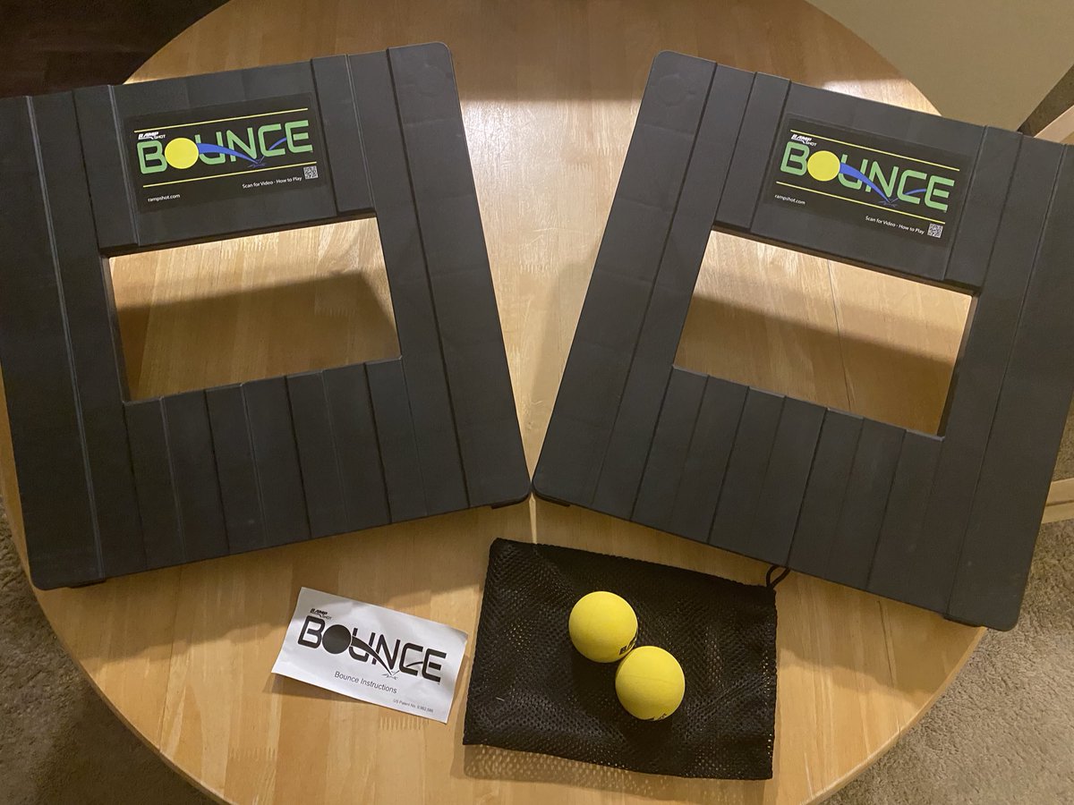 New game from @RampShot called “Bounce”. Review and video coming soon. #physed #backyardgames