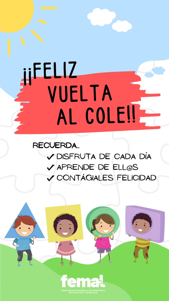 Femal_al's tweet photo. 👩🏫✂️ ¡FELIZ CURSO 2022-2023! 🖌👨🏫
#FEMAL #CongresoFEMAL #ÚneteAlCambio #movimientoAL #másALmásInclusión https://t.co/dztoFZOEMJ