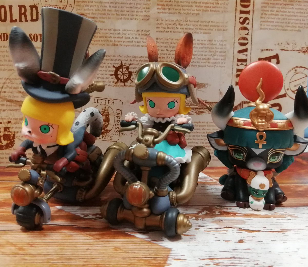 hy_odawaraepo's tweet photo. #pop_mart さんのおしゃれフィギュア!
スチームパンクとエジプトみがあるフィギュア…素晴らしい❣️ https://t.co/wEn0ZpjIuD