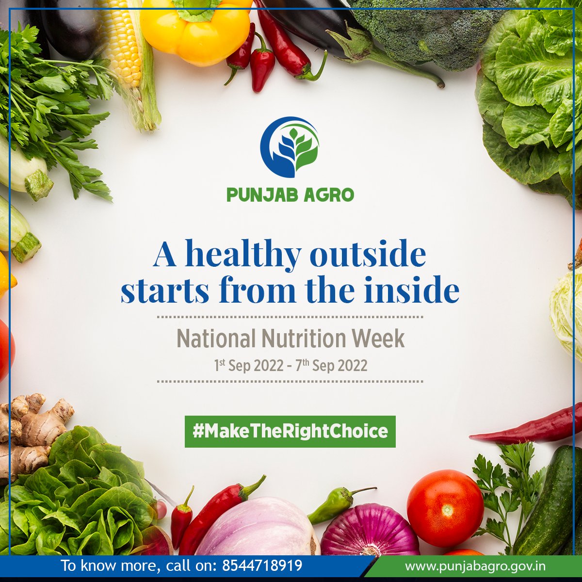 PBAgroOfficial's tweet photo. Good nutrition is an essential part of a healthy lifestyle to maintain an ideal weight, prevent the risk of chronic diseases, boost immunity and promote well-being. 💕
On this National Nutrition Week, take responsibility for your well-being, #SwitchToOrganic.💚✨ https://t.co/IsLnPunZqe