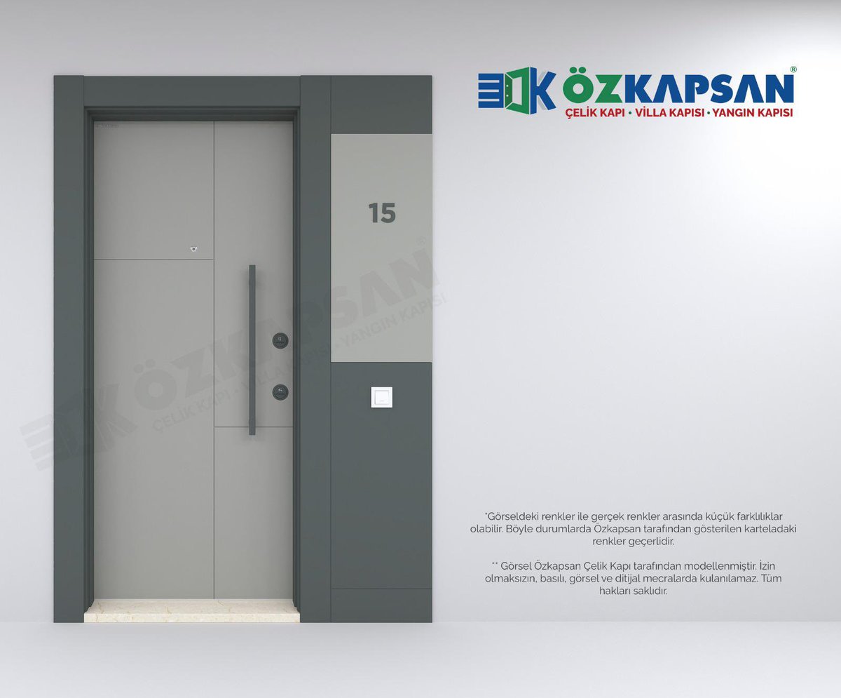 ozkapsanckapi's tweet image. @ozkapsanckapi Özel tasarım butik Çelik Kapı modellerimiz..
#özkapsan #özkapsançelikkapi #mimarlık #dekarasyon #villa #kapı