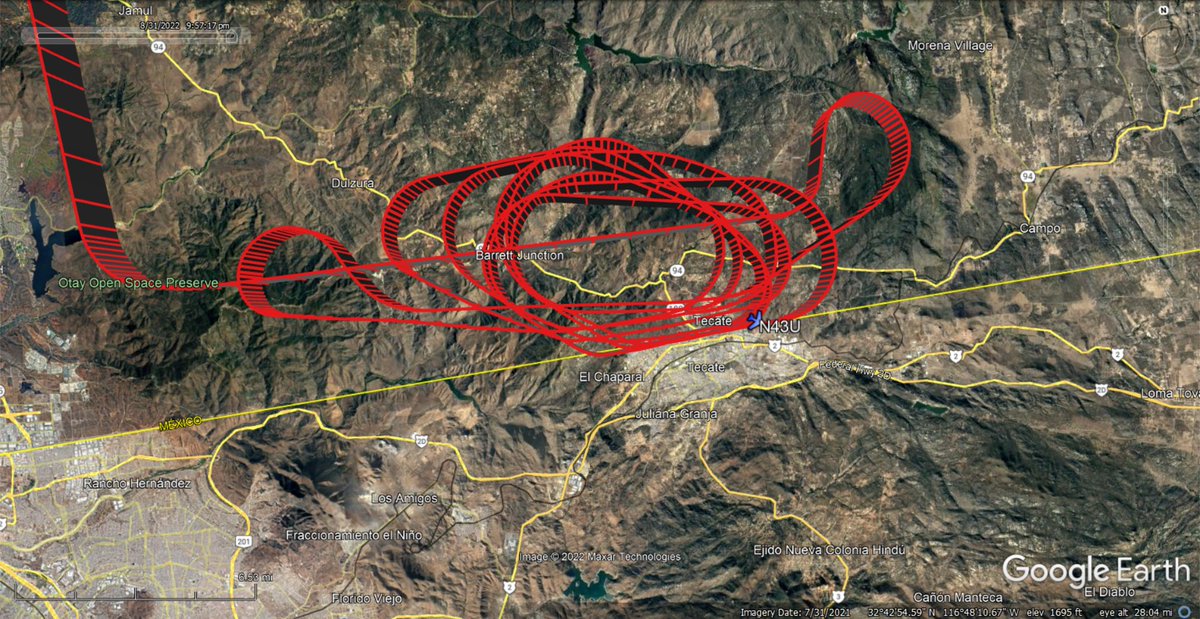 fire_feeds's tweet photo. Dynamic Aviation operating as OES Intel 24 mapping out the 4,243 acres #Border32Fire in #BarrettJunction #SanDiegoCounty
Evacuations
https://t.co/dEgjUs30QY
Scanner Feed
https://t.co/Dfv0FG9C0v
#DynamicAviation
#OESIntel24 #N43U
๐บ๐ธโค๏ธโ๐ฅ https://t.co/rrPCUzBY3L