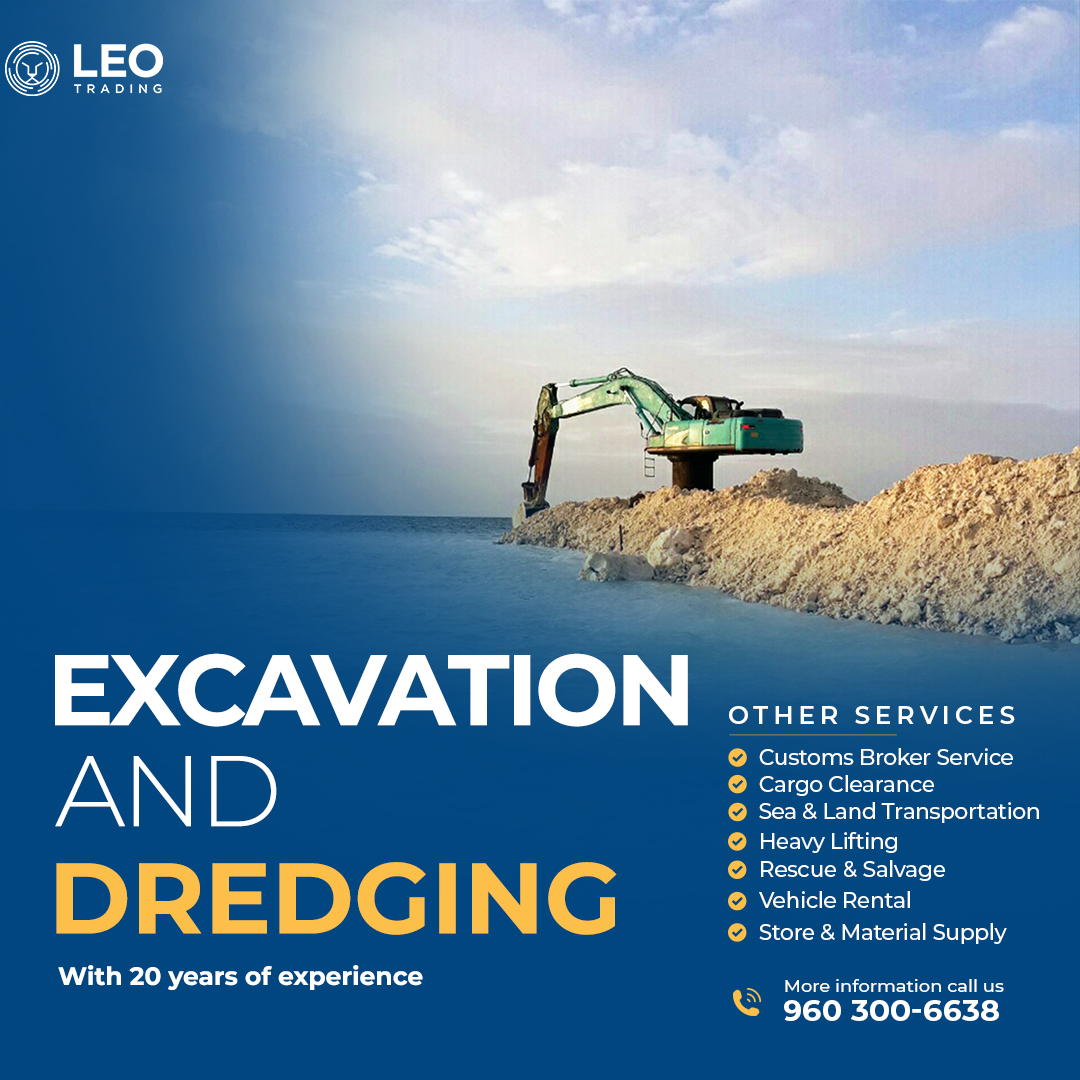 Your Excavation and Dredging Expert 😃
#LeoTrading #bestintown