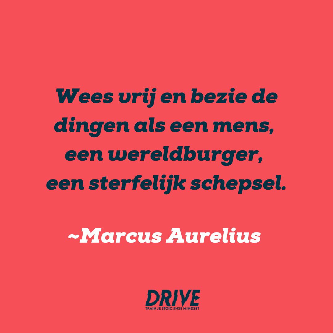 Heb je je onlangs ergens over druk gemaakt? 
Hoe belangrijk was datgene nou eigenlijk?
Met een stoïcijnse mindset train je om emoties van een afstand te bekijken. Zo heeft de situatie geen grip op jou, maar ben je vrij om ermee om te gaan hoe jij dat wil.