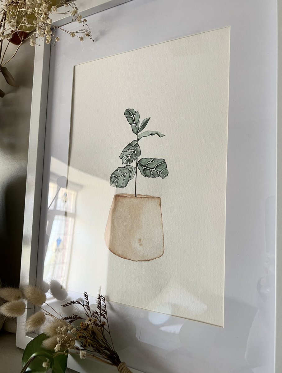 Went back to basics and got some watercolour painting in. Time passes so fast when I’m painting, it truly is a big passion of mine 💚 #art #Artist