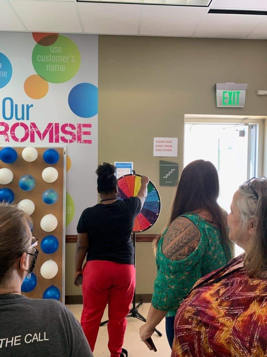 EvvCollections's tweet photo. Everyone got to enjoy ping pong, cornhole, balloon pop, trivia spin wheel, and ring toss to win prizes today for our Collections Conversion party!! #FunAtWork #LifeAtATT #CelebrateChange #ThatEvvLife #WinAs1Fam @erichorvath_ @solomon_darla @duncan_andy3 https://t.co/fc5oi42GLD