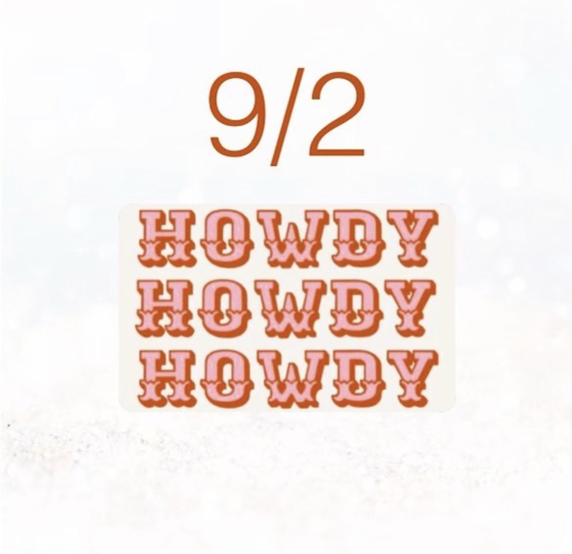 This weeks theme is Howdy!! Wear your best cowboy/cowgirl attire to school and the game!! Best dressed and most spirited wins a $50 VISA gift card!🤠