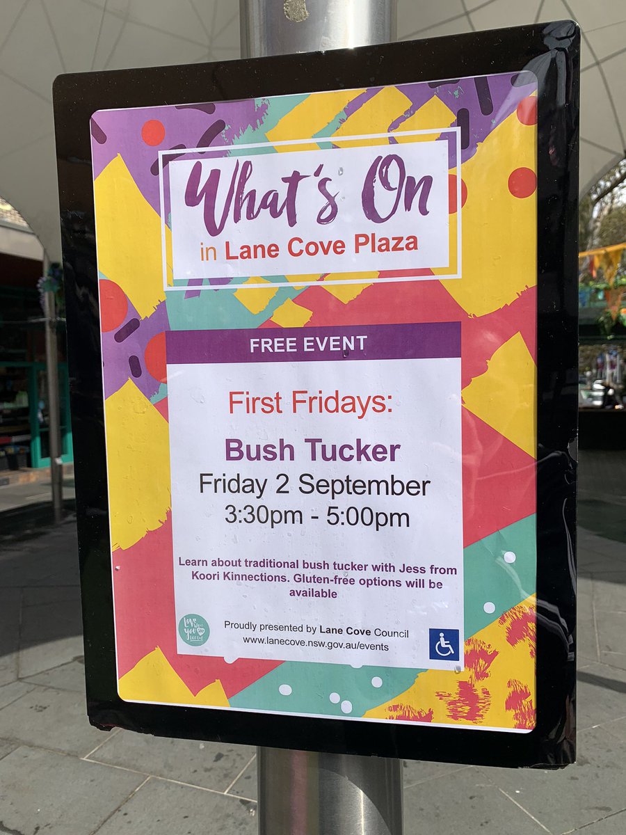 Try some Bush Tucker this Friday in the Plaza.