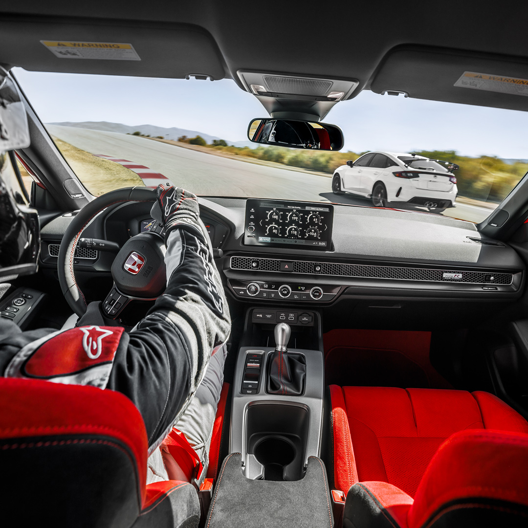 A redesigned turbocharger, 315 horsepower, and elite cornering. The all-new 2023 #CivicTypeR, available this fall.
