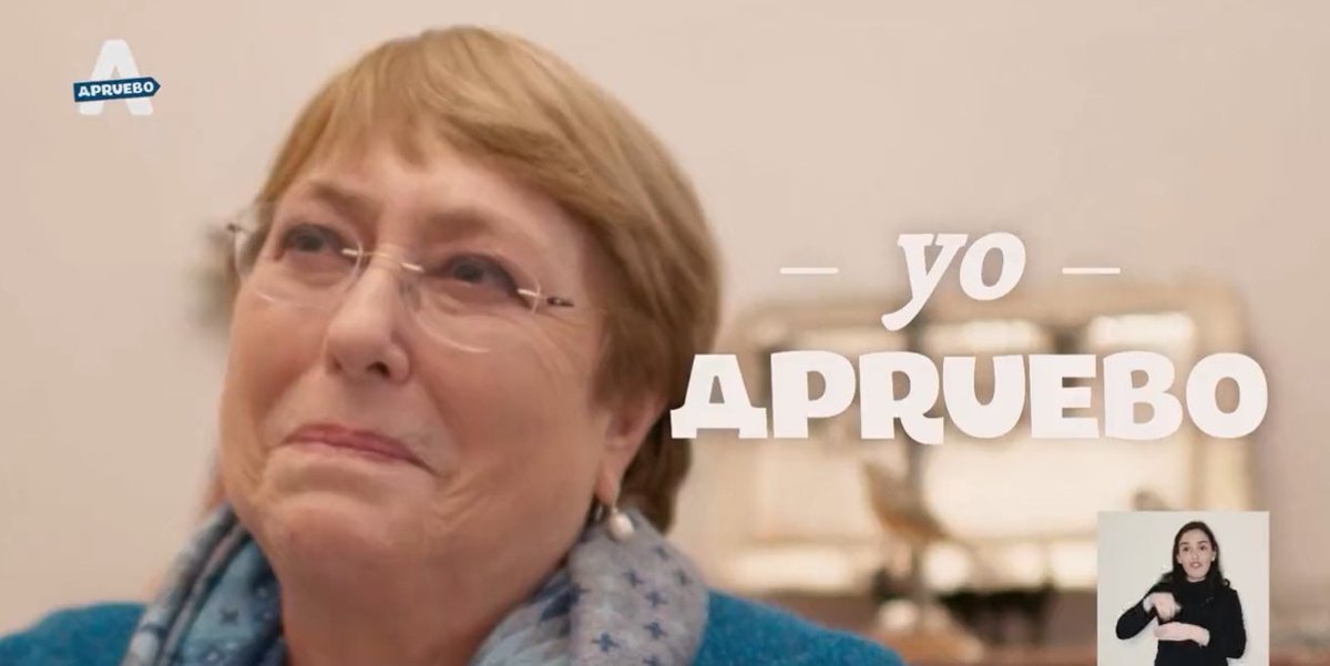 "Soa Bashelé haga algo"
Y entonces, vino Michelle Bachelet. Y lo hizo todo. #YoApruebo