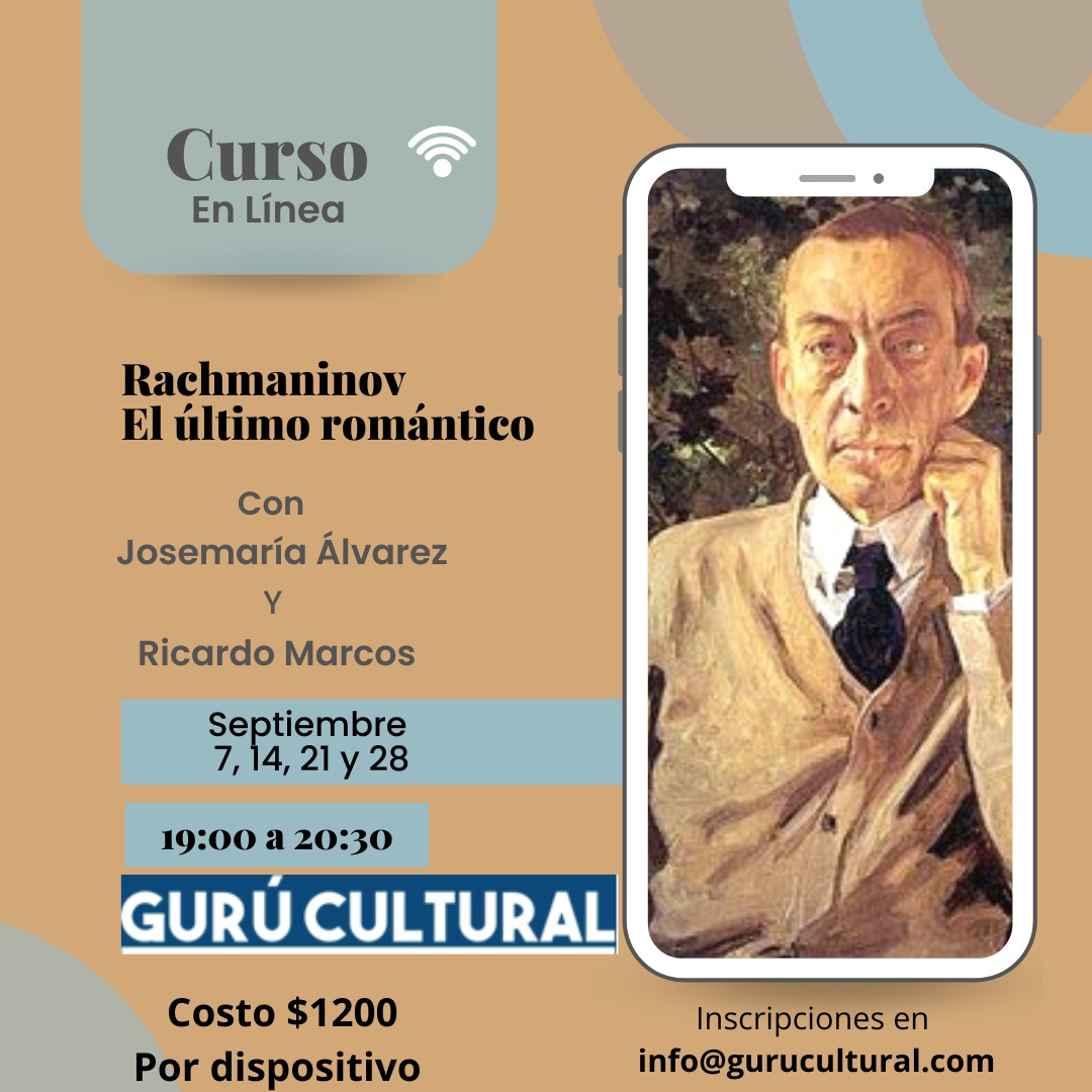 Amigas, amigos, les pedimos apoyarnos con la difusión de uno de nuestros siguientes cursos. Va a ser muy disfrutable. Junto con <a href="/red_mayor/">Nocturno Opus 94</a>
Inscripciones aquí: gurucultural.com/cursos/rach-cu…
