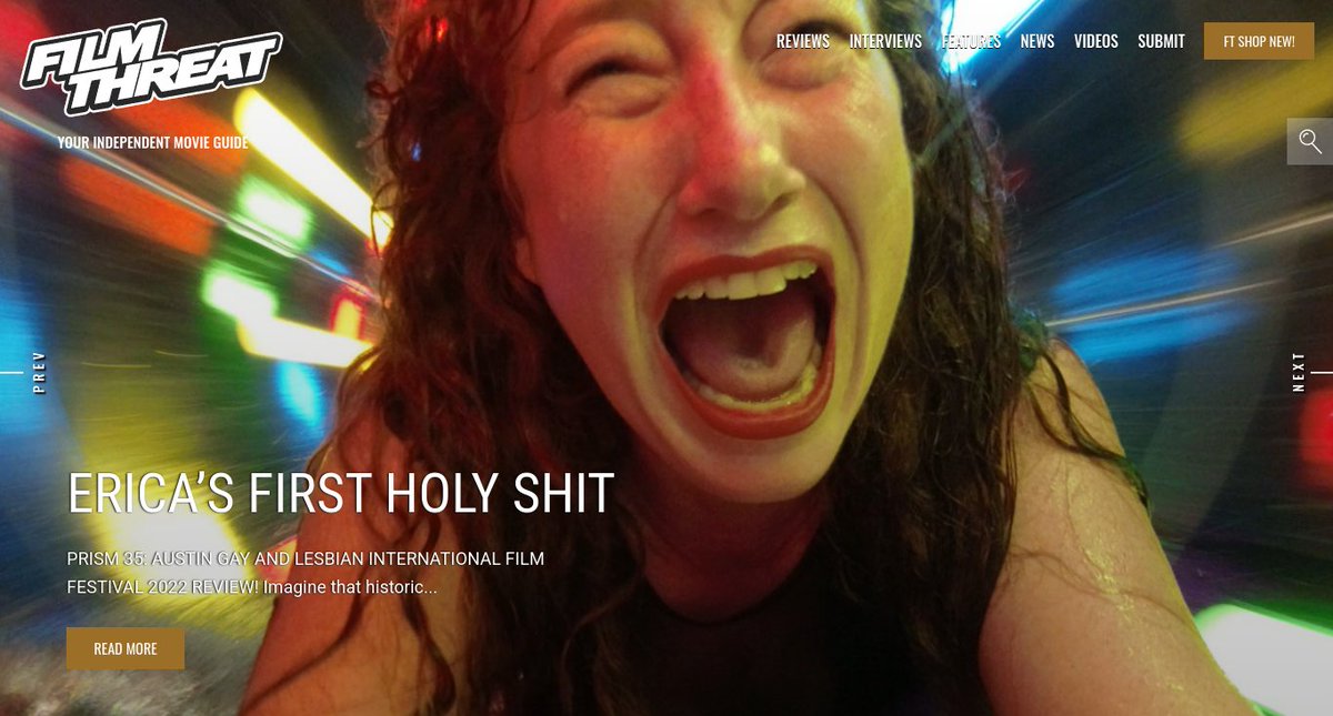 FilmThreat's tweet photo. "…comes across as a Daffy Duck Dante being guided through a queer inferno." Michael Talbot-Haynes on the Prism 35: Austin Gay and Lesbian Film Festival entry Erica’s First Holy Shit.
https://t.co/z4OseSuxtO #Prism35 #FilmThreatPrism35 #EricasFirstHolyShit https://t.co/w79yA4764i
