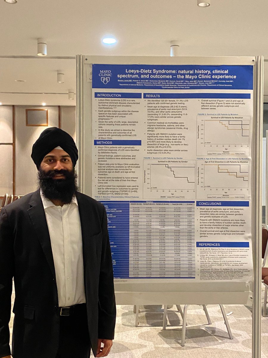 davidharmonMD's tweet photo. Live footage of @J_Rey_Singh presenting our #loeysdietz work at @MarfanFdn #scienceinparis π₯ππ½ fantastic working this incredible team @DrJuanBowen @MayoMN_IMRES @MayoClinicCV #medtwitter @LDSFoundation https://t.co/d8SnxEICMU