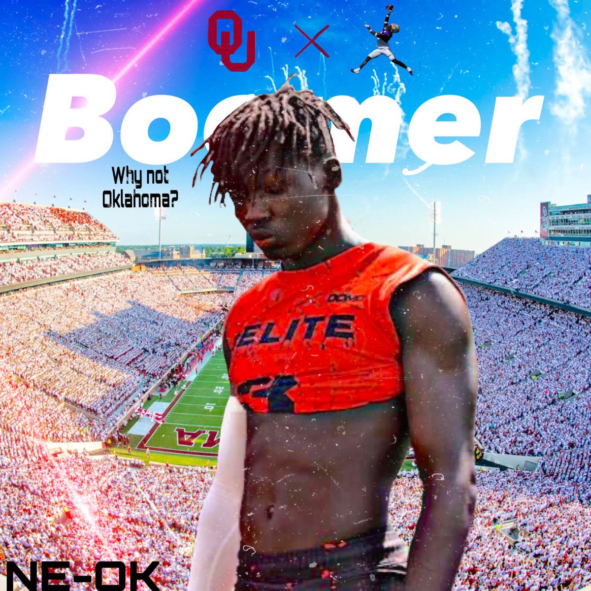 CadeBrimmer's tweet photo. Don’t judge me to hard, first time trying one of these designs. But why not @OU_Football @ChiColeman23 https://t.co/ogMdZFJju3