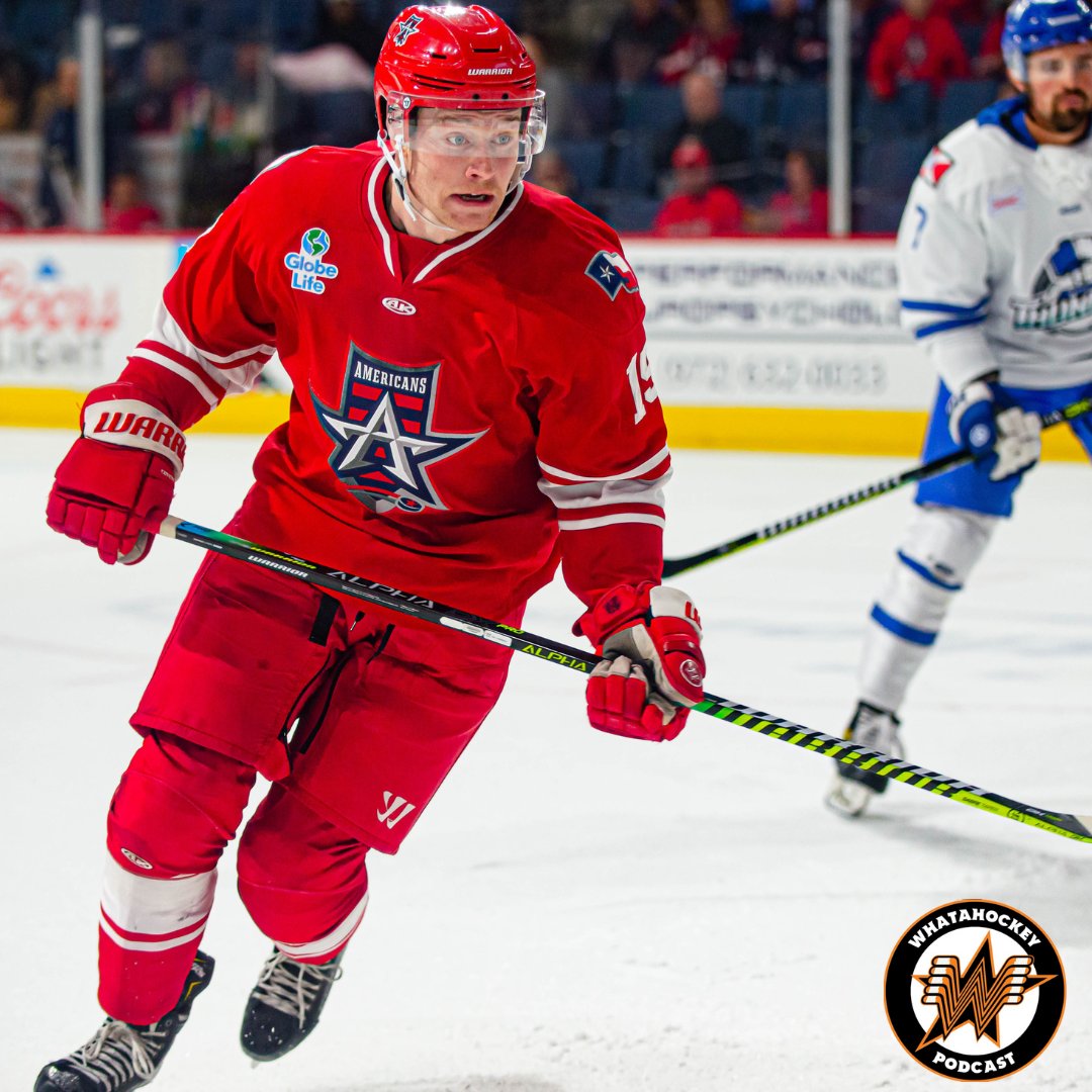 AllenAmericans's tweet photo. The latest episode of @whatahockey drops tomorrow with special guest Jared Bethune! Be on the 👀

#LiveInTheRed🇺🇲   #Season14  #Podcast https://t.co/tMMHmjpJ8A