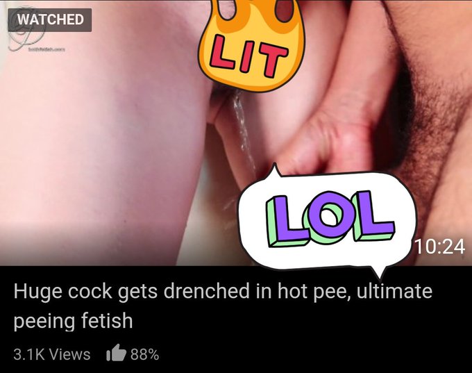 I got peed on🙈💦💦 so, anyone else onto that? Me hicieron pipi encima, a alguien m&aacute;s le gusta eso?  ve<a href="/tag/fetish"class="tags"><span>#fetish</span></a><a href="/tag/pee"class="tags"><span>#pee</span></a>