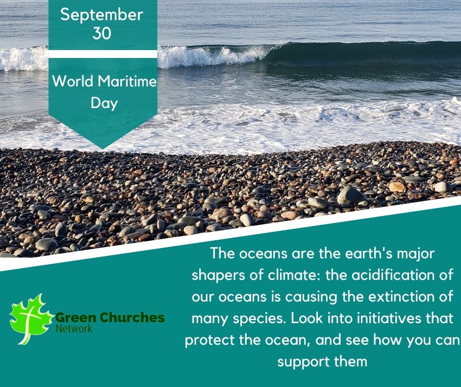 Today September 30 is #WorldMaritimeDay! Share with us how you are protecting our #oceans! #SeasonOfCreation