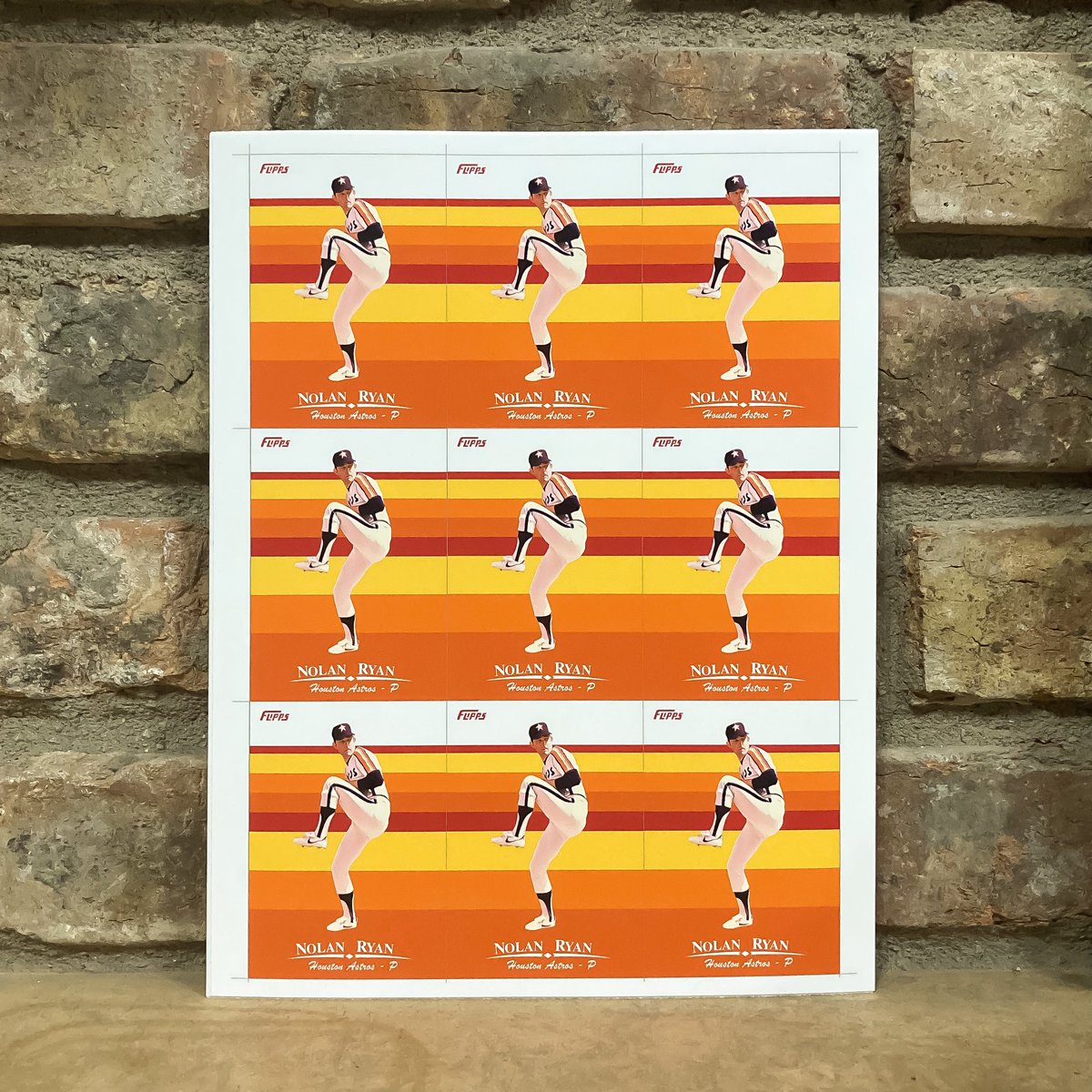 FlippsCards's tweet photo. 💥Sneak peek at what we’ve got coming out tomorrow! If you can’t wait that long, DM us tonight to buy your Nolan Ryan Tequila Sunrise art card for just $7.77 shipped PWE!💥 #HoustonAstros #baseballcards #cardart #NolanRyan #baseballcardart #thehobby #flippscards #LevelUp https://t.co/obcb3xodOo