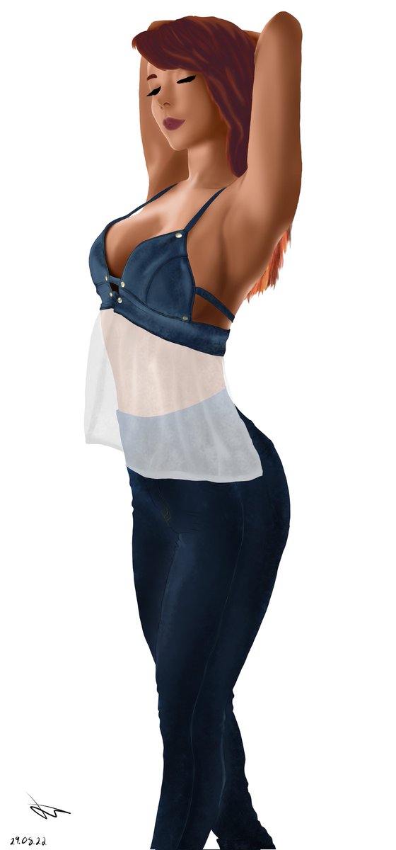 marcel_libbe's tweet image. Drawing of a beauty @JennaLynnMeowri