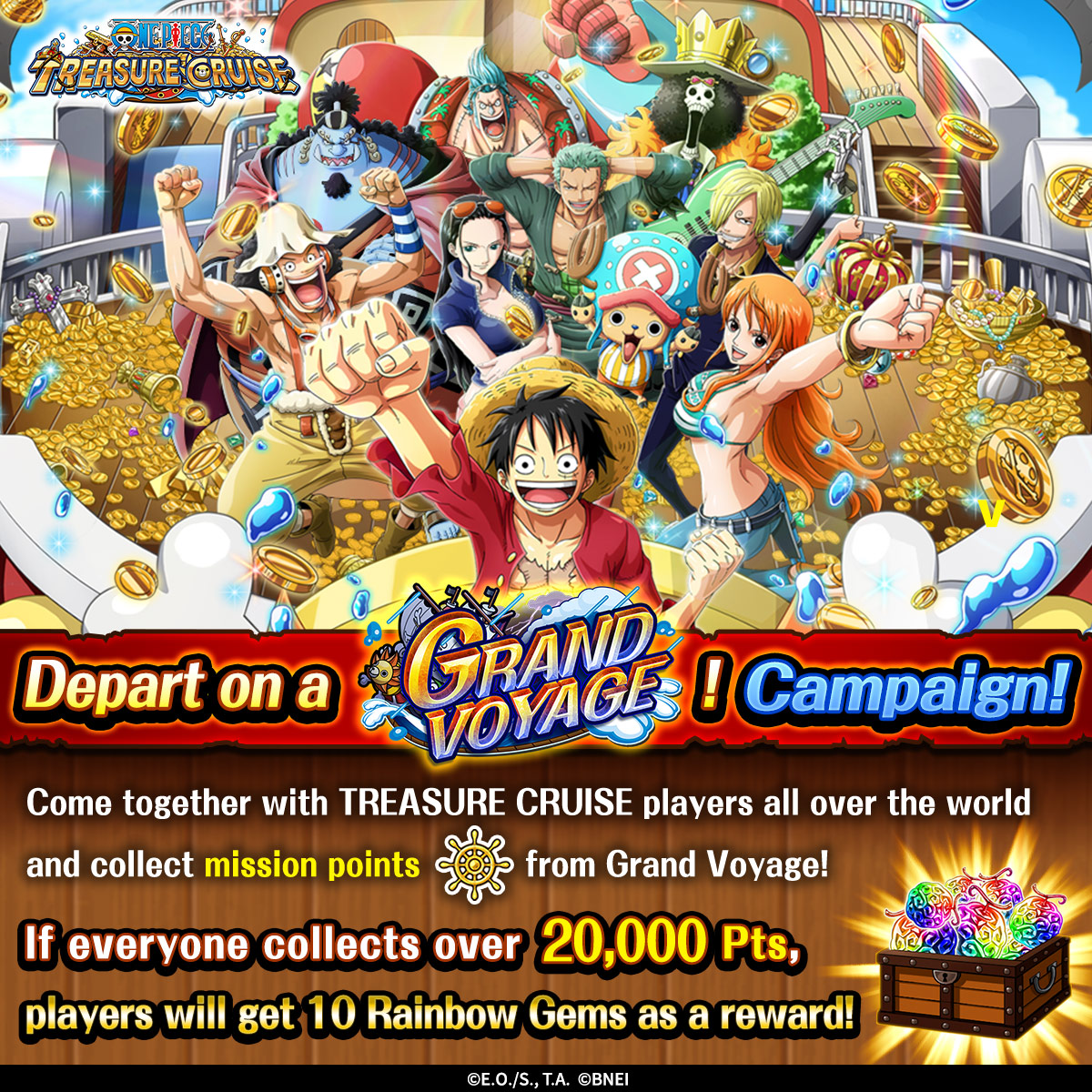 ONE PIECE TREASURE CRUISE - Pre-6th Anniversary Quiz Campaign Test