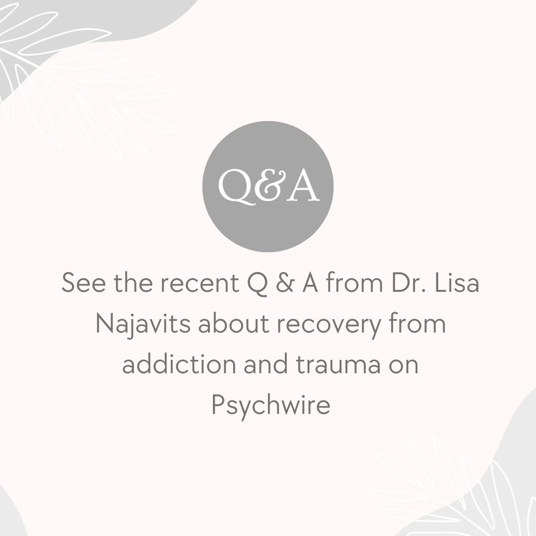 See the recent answers to your questions about recovery from addiction and trauma on <a href="/Psychwire/">Psychwire</a>. 
psychwire.com/ask/topics/10h…