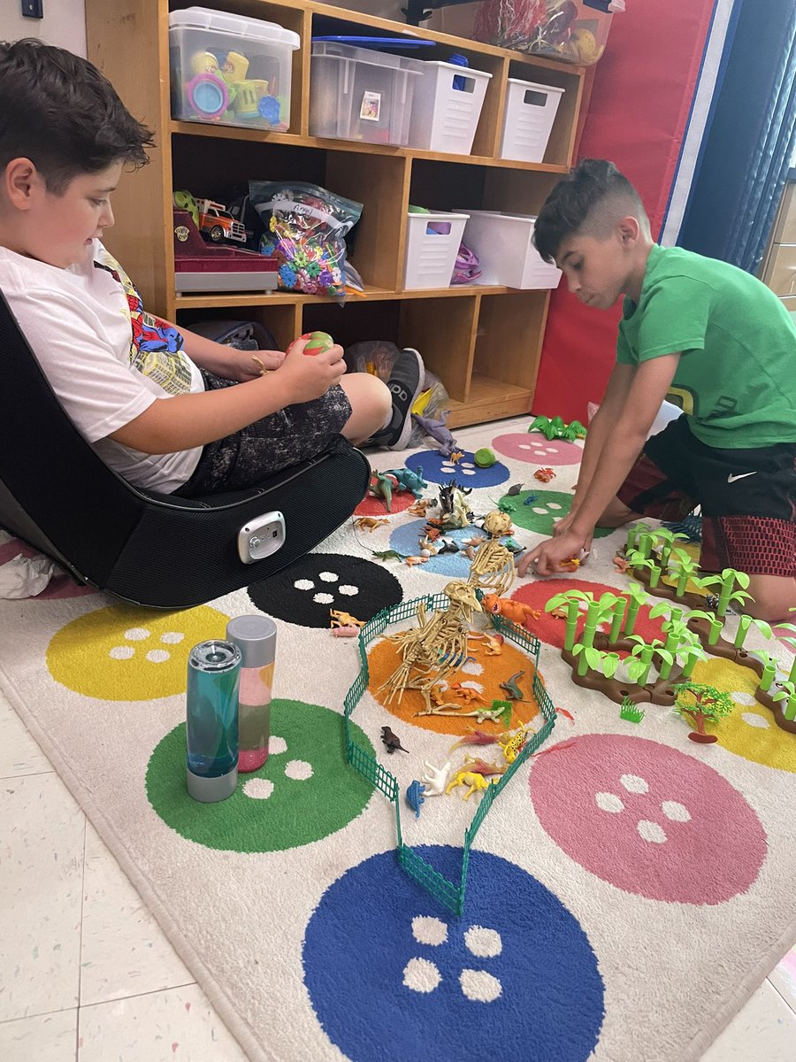 Choice time with old and new friends!