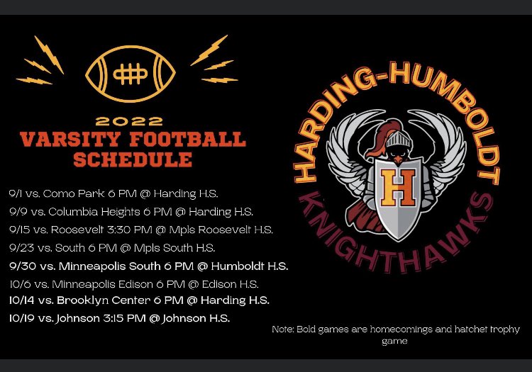 2022 football schedule