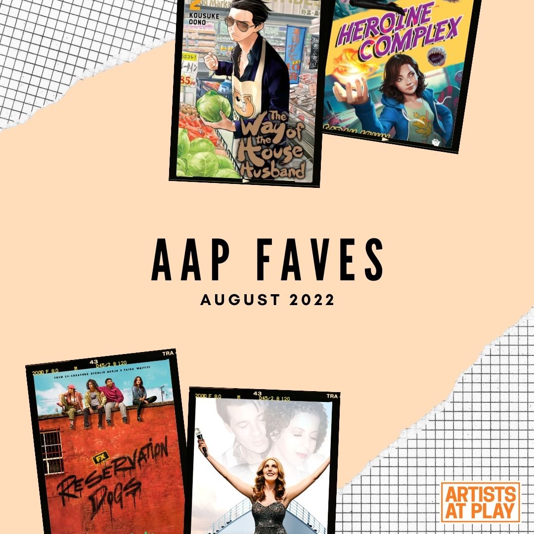 AAPlay's tweet photo. #AAPFaves: What we've seen, read, and loved this August and would like to shout out to our #AAPCommunity! What are *your* current faves? https://t.co/5mYIqxCPJ2