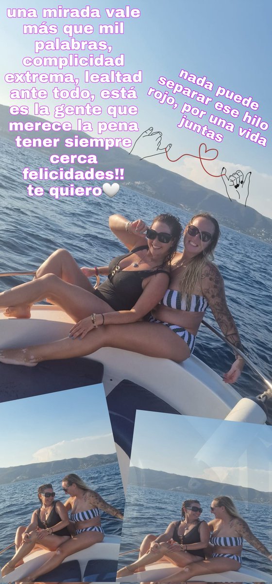Feliz vuelta al sol hermana, algo como lo que tenemos no puede destruir el hilo rojo que viene de 33 años, la complicidad, lealtad y amor son la base fundamental para una vida juntas y en todo cumplimos, te quiero, sobran las palabras, +es+ siempre  <a href="/AlejandroSanz/">Alejandro Sanz</a> <a href="/lydia81197/">lydiaSanz77</a>