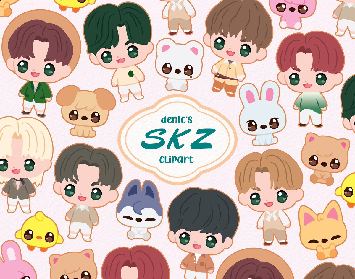 Hey, I’m Denic, Are you looking kawaii/Chibi clipart? Now have 128 listing in my shop ‼️

All cute clip art can printable and use for your own craft holiday project
Grad yours on my ETSY shop🥰🙏

🍀🍀 Shop : etsy.me/3pKeKoi