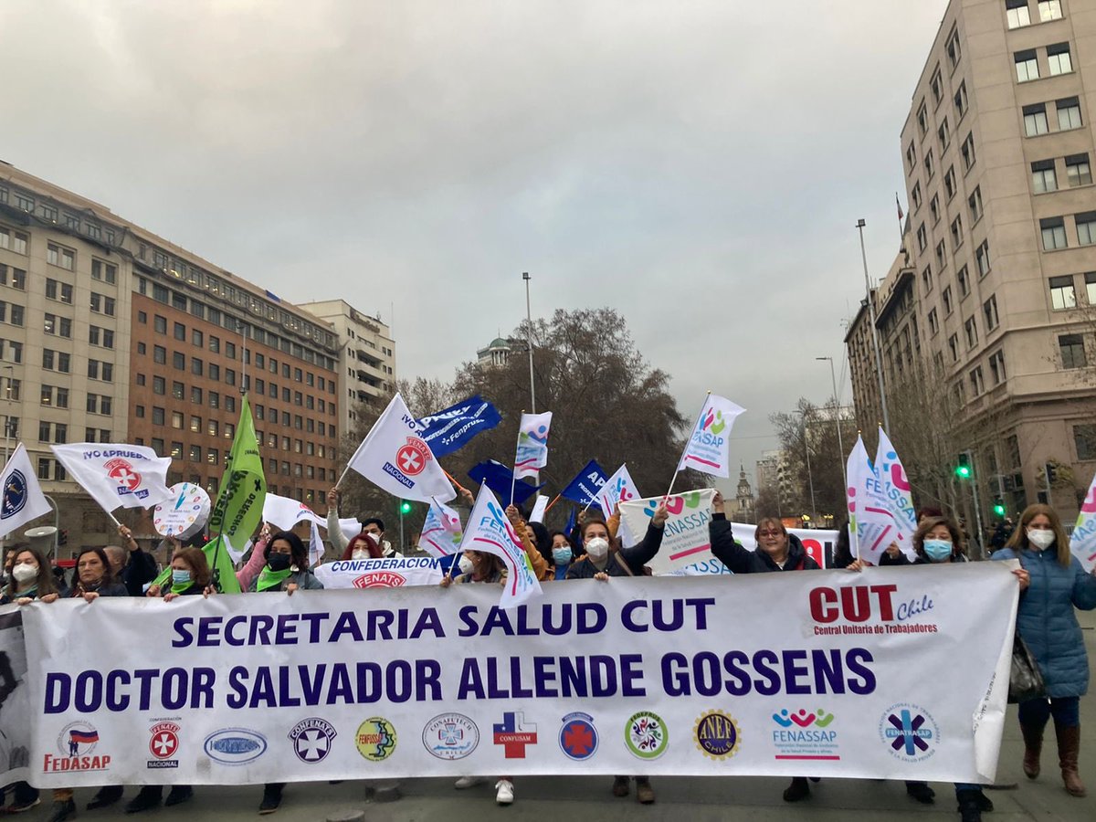 Hoy también nuestros dirigentes(as) Salud Privada junto a la <a href="/salud_cut/">Secretaria de Salud CUT</a>  públicos y privados por el Derecho a la Salud sin exclusión en la nueva Constitución. <a href="/uniamericas/">UNI Américas</a>  <a href="/salud_cut/">Secretaria de Salud CUT</a> <a href="/UTDTrabajoDigno/">Unidad por Trabajo Digno</a> 
#Apruebo #Salud #SaludMental #C190 #CuidarAQuienCuida