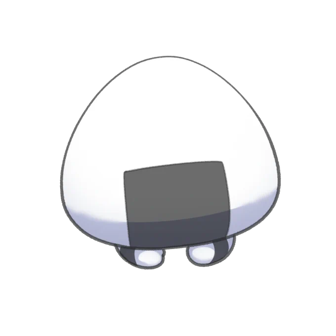 入り込むタイプのおにぎりゃー#おかゆのアクセサリー 