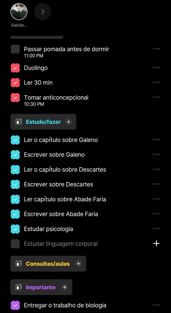 gabstudyacc's tweet image. Pra compensar ontem, hoje foi muito bom!! Consegui voltar a ler, estudei um monte e ainda sobrou tempo de noite pra descansar