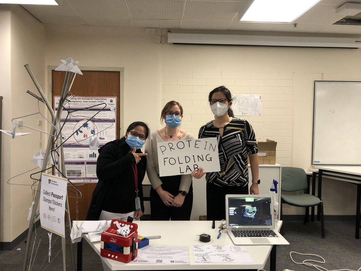 drManucatTan's tweet photo. Come and visit us today at FMC 4E303 - FHMRI Student Recruitment Event! #ProteinFoldingLab #Flinders #FHMRI https://t.co/YCAafliRno