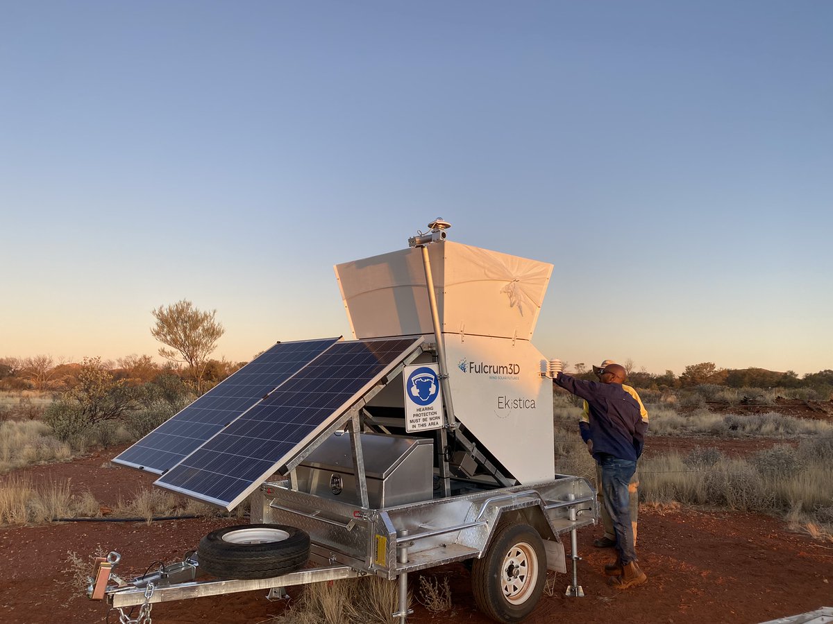 We recently engaged with local Alice Springs company Ekistica to deploy a SODAR unit at our Nolans Project which measures on-site wind speed and direction. Data gathered by the unit will help determine whether wind turbines would be a viable source of renewable energy.